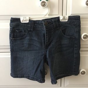 Darkwash “Celebrity Pink Jeans” Bermuda Shorts